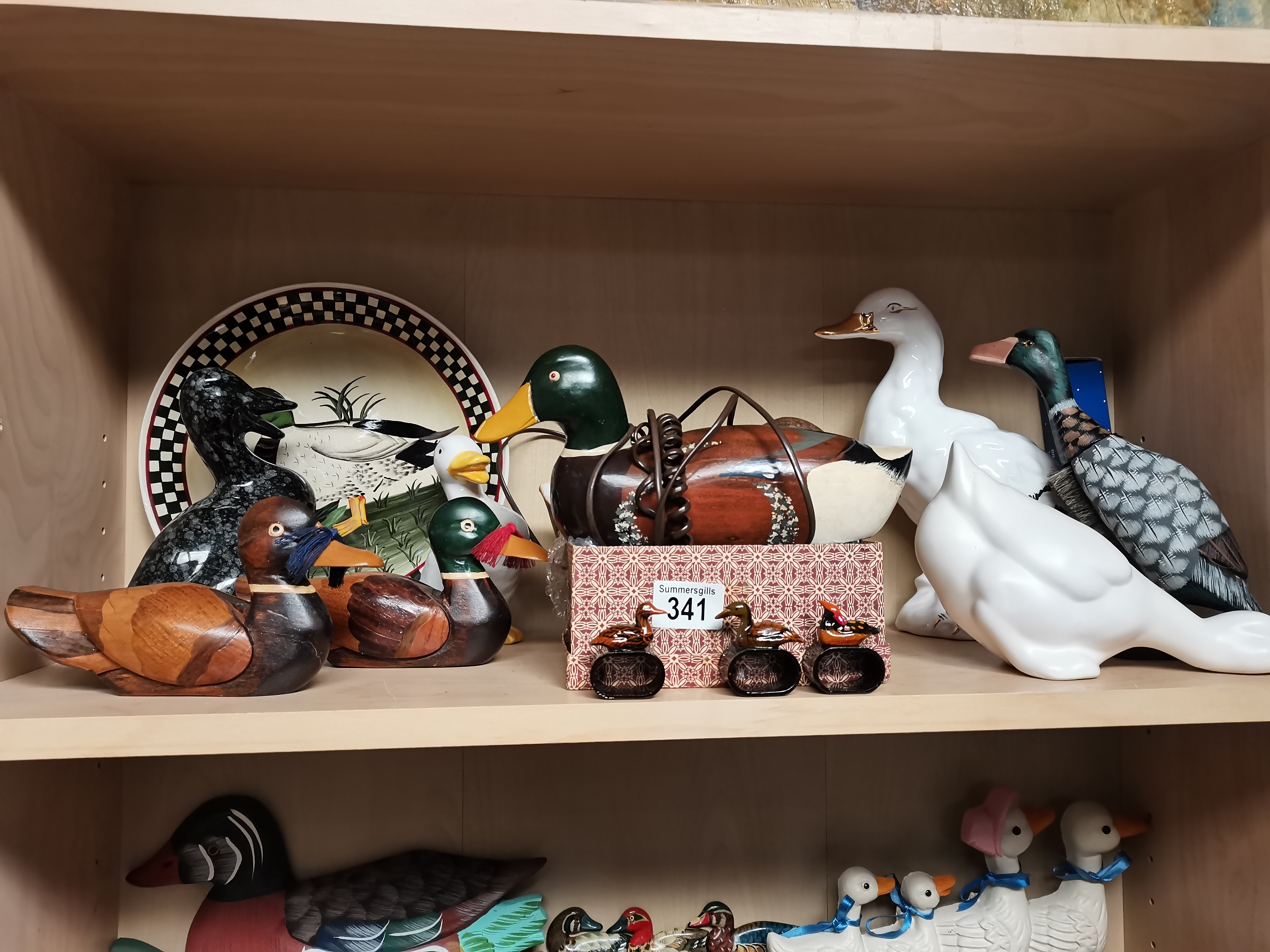 Large collection of Ceramic and Wooden ducks - Image 4 of 4