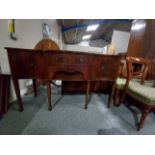 Edwardian sideboard with drawer of cutlery