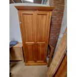 Double pine wardrobe