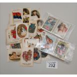 Vintage Silk Trade cards