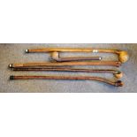 x5 Shillelagh Club walking sticks of various lengths