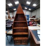 Dinghy Boat 4 Shelves Bookcase