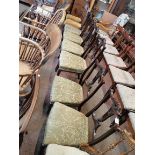 Victorian 6 piece mahogany parlour chairs