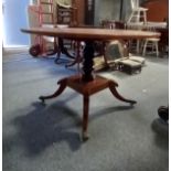 Antique Mahogany circular breakfast table