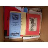 1 box of York Photos Books and Ephemera