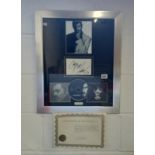George Michael Limited Edition ONE ONLY signed photo and CD with certificate