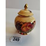 Aynsley - Orchard Gold lidded vase