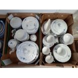 2 Boxes of "Villeroy & Boch Vieux Luxembourg" Dinner Service