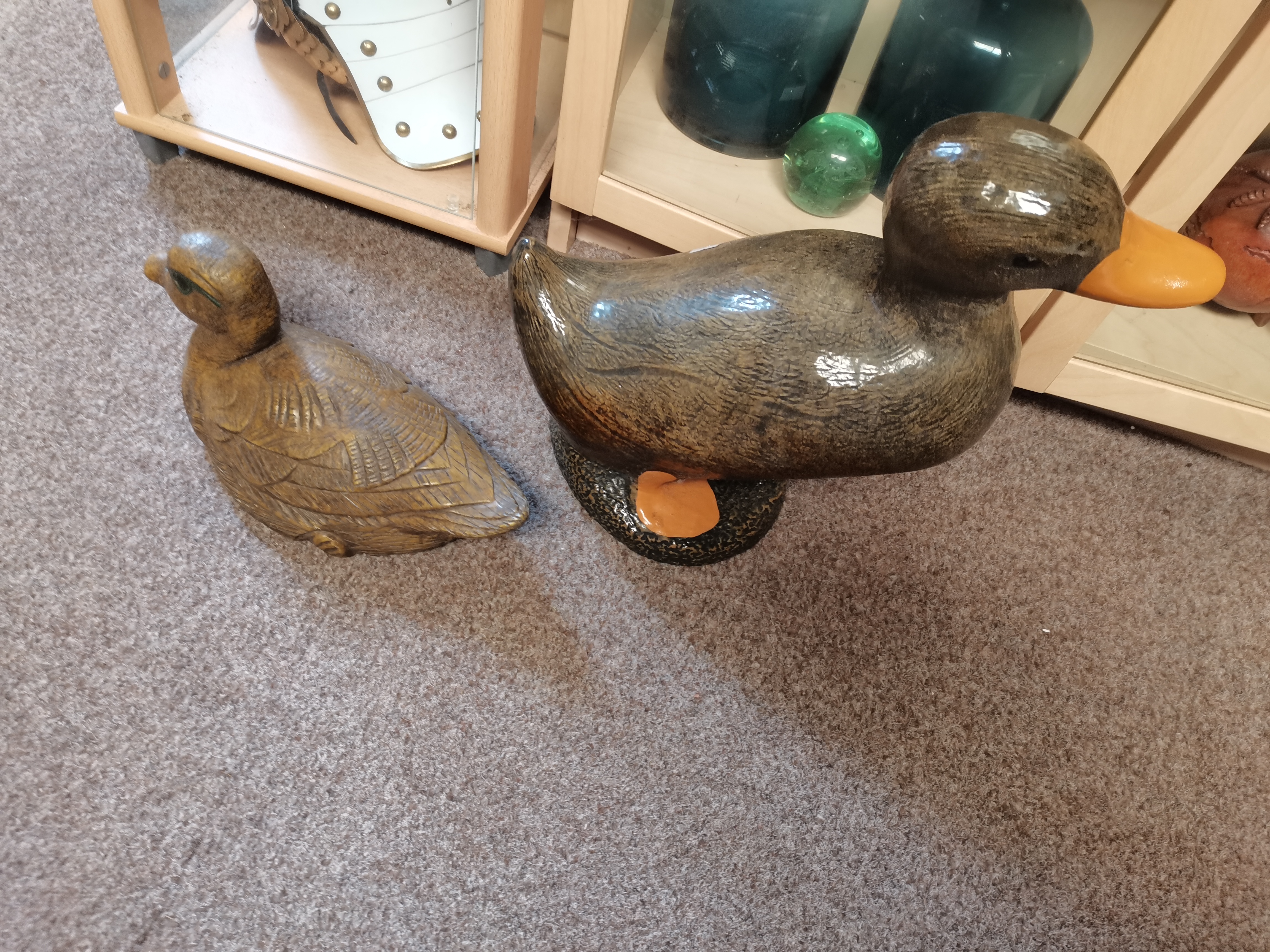 Large collection of Ceramic and Wooden ducks - Image 2 of 4