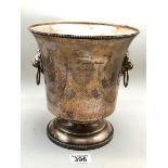 Silver plated trophy bucket
