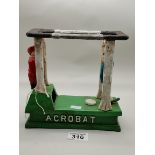 Cast Iron Original 'Acrobat' Money Box