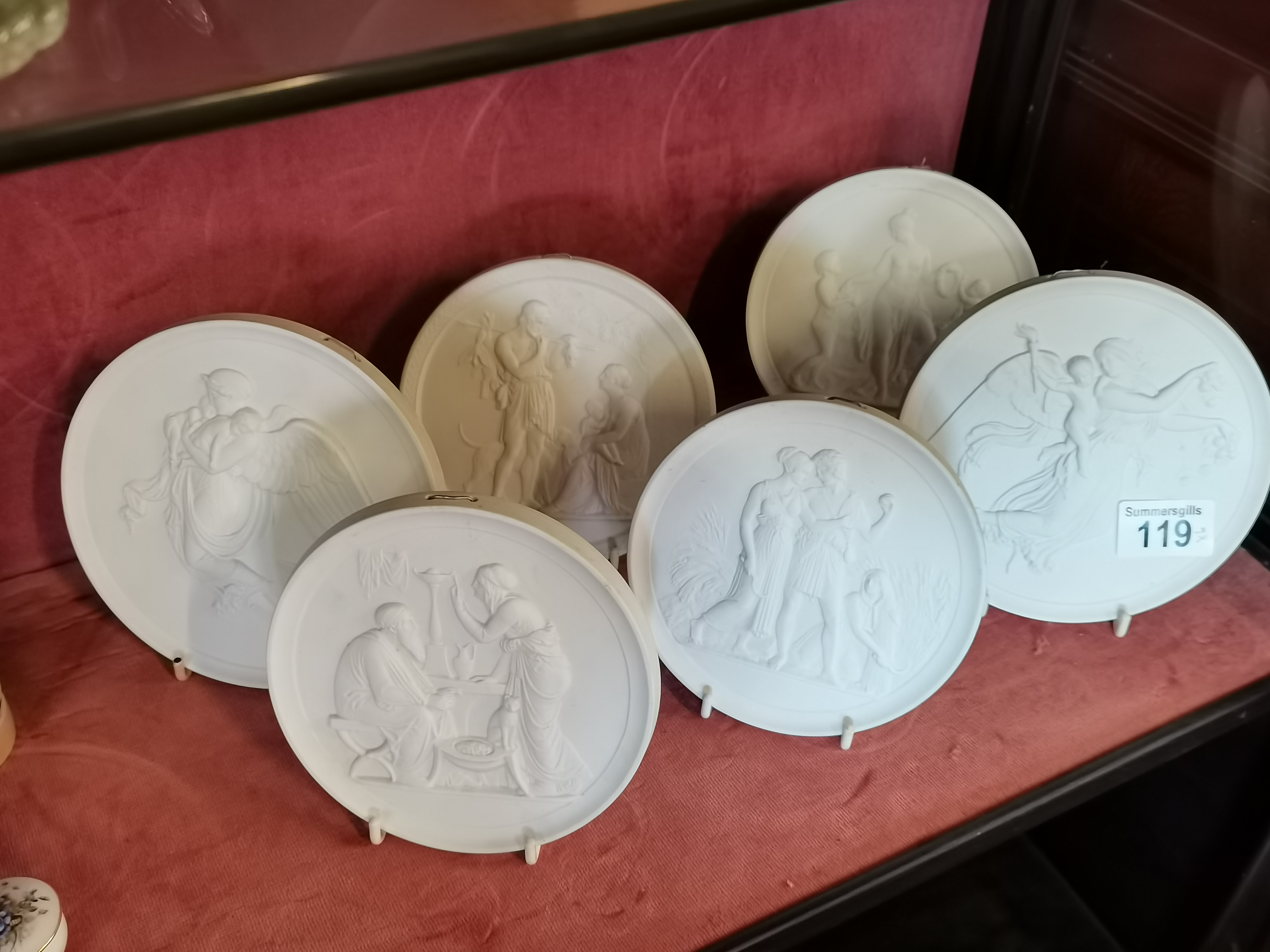 x6 Royal Copenhagen plaques