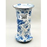 Burleigh Ware blue and white vase