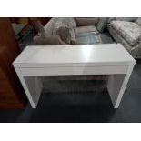 Ikea White dressing table with pull out drawer