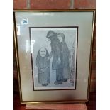 Lowry Lithograph 1968 Limited Edition 32/850