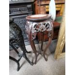 Antique rosewood Chinese plant stand