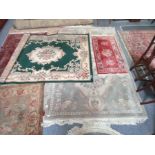 x4 rugs of various sizes and colours
