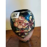 Moorcroft Oberon Pattern Vase