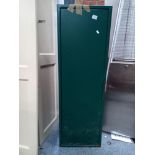 Metal gun cabinet with key