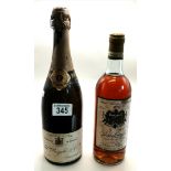 Bottle of 1979 Sauternes plus Bottle of 1955 Pol Roger Champagne