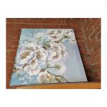 Original Oil on canvas of Spring Blossom flowers