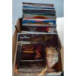 Large box of 12" LP records incl Cliff Richard, Country music etc