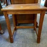 Mouseman side table 46cm x 36cm