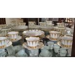 Furstenberg Grecque Athena Fine Gilt German Porcelain Tea set