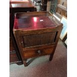 Antique mahogany night cupboard