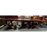 Antique Mahogany extending dining table