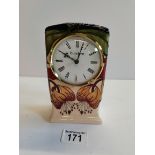Moorcroft Mantle Clock