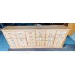 Vintage Pine 30 drawer Cupboard