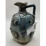 Martinware square jug with loop handle