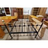 Brass double bed frame