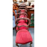 x 6 Balloon Back dining chairs