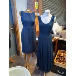 2 Jaegar Navy Blue Dresses1 Size 8