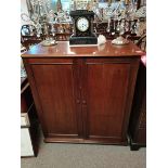 Antique mahogany specimen chest 1.1m x 1m x 50cm