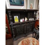 Antique oak sideboard