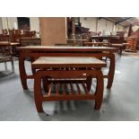 Chinese style tables x 2