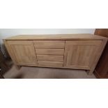 Contemporary Light Oak sideboard