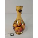 Aynsley - Orchard Gold single stem flower vase