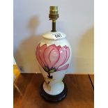 Moorcroft Cream Magnolia Lamp