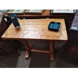 Yorkshire oak high side table 87cm x 47cm ex condi