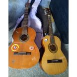 2 Classical Guitars with Cases