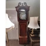 8 day long case clock Richardson Brampton