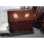 Mahogany Bureau W105cm x H117cm A/F