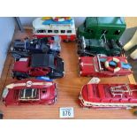 8 Tin Plate Vehicles