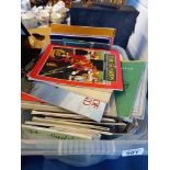 A Box 0f Travel/Ephemera Type Books And Magazines