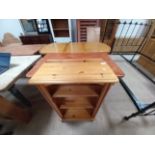 Pine kitchen table plus Pine shelving unit