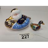 x2 Crown Derby Ducks